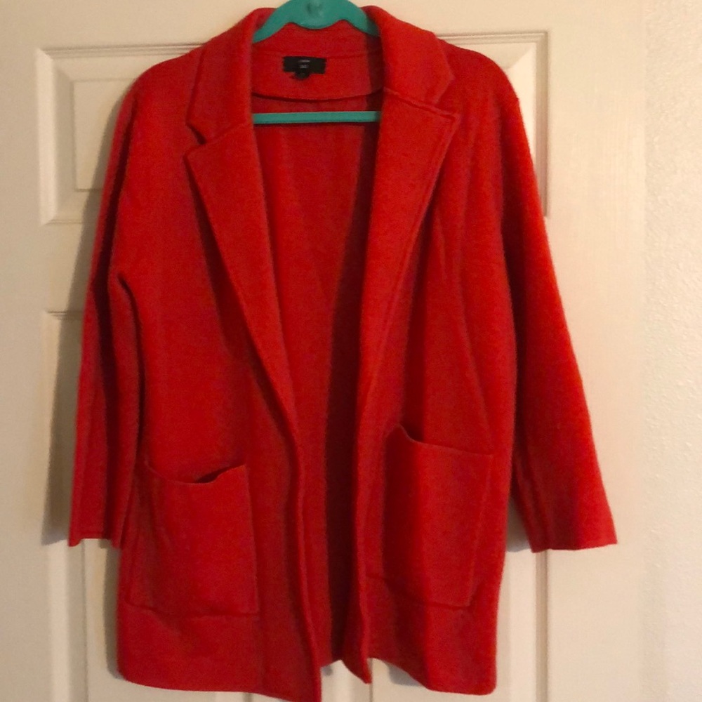 J Crew Open sweater blazer